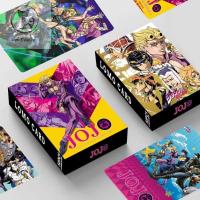 Alalanime JoJos การ์ดผจญภัยแบบแปลกประหลาดโปสการ์ดรูปชุดการ์ด Lomo ข้อความที่คั่นหนังสือของขวัญที่เป็นรูปภาพอนิเมะการ์ด Lomo ของขวัญสำหรับเด็ก