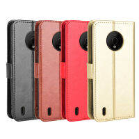 เคสสำหรับ Nokia เคส C200แบบกระเป๋าสตางค์ปกหนังฝาพับอัจฉริยะเปิดปิดได้ป้องกันการสูญหาย Capa สำหรับ Nokia C200