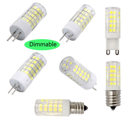 Dimmable G4 G8 GY6.35 G9 E14 E17 E11 E12 BA15D LED Corn Light 2835SMD 64Led 7W Bulb 110220V led Lamp Replace 60W Halogen Lights