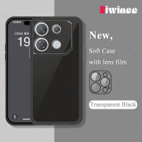 NIWINEE เคสโทรศัพท์โปร่งใสป้องกันกล้องสำหรับ Infinix GT 10 Pro เคสกันกระแทกมือถือฝาหลังแบบใสอ่อน