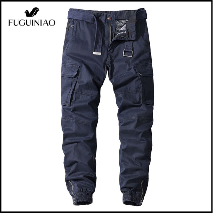 FUGUINIAO 2022 Man Cargo Pants Men Streetwear Joggers Fashion Multi ...