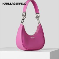 KARL LAGERFELD - K/IKONIK LOCK MOON SHOULDER BAG 230W3037 กระเป๋าสะพายไหล่
