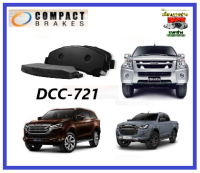 ?ผ้าเบรคหน้า ISUZU : D-MAX GOLD SERIES 2WD / 4WD / VCROSS / MU-X Compact (DCC-721)