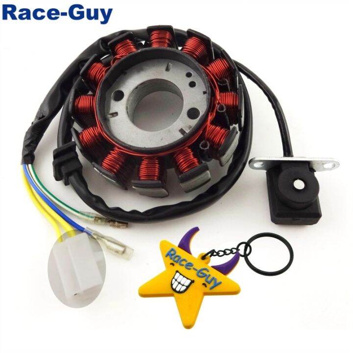 12 Coils Poles Ignition Stator Magneto Rotor For GY6 125Cc 150Cc Engine ...