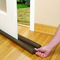 【LZ】﹍✘  WSFS Hot Twin Door Draft Dodger Guard Stopper Energy Saving Protector Doorstop Home Decor