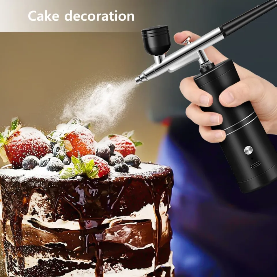 Airbrush Nail with Compressor Portable Air Brush Nail Art Paint Cake  Cordless Mini Airbrush Nail Kit Rechargeable K5