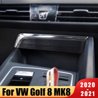 ด้านหน้าควบคุมกลางพอร์ต USB ฝาครอบป้องกันฝุ่นตัดสำหรับโฟล์คสวาเกน VW G Olf 8 MK8 2020 2021 2022อุปกรณ์เสริมในรถยนต์ต่อต้านเตะ