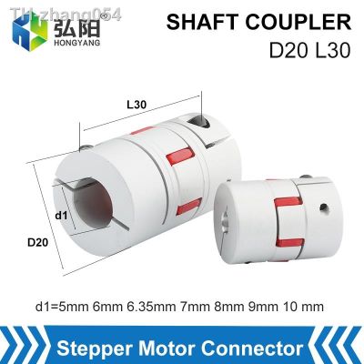 D20 L30 Elastic Plum Blossom Coupling Cnc Stepper Motor Shaft Connector Flexible Coupling 5mm 6mm 6.35mm 7mm 8mm 9mm 10 Mm