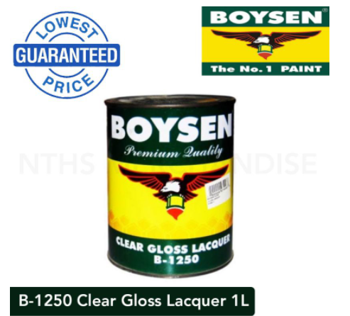 BOYSEN B-1250 Clear Gloss Lacquer 1L | Lazada PH