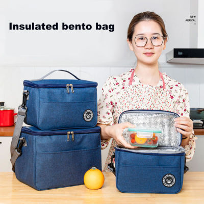 Portable Lunch Bag New Thermal Insulated Lunch Box Tote Cooler Handbag Lunch Bags For Women Convenient Box Tote Food Bags