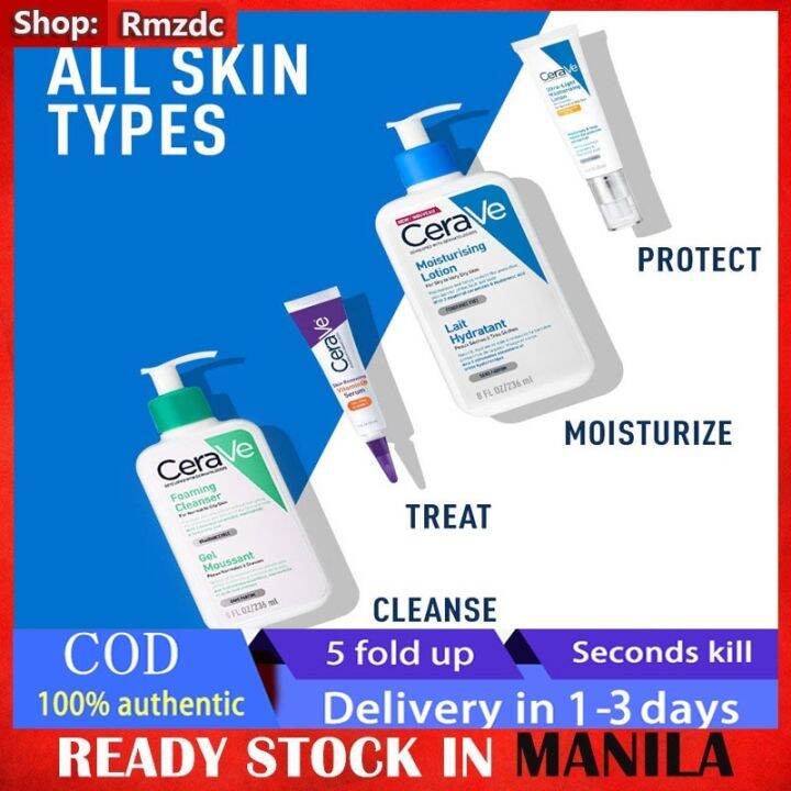 CeraVe Body Lotion Facial Moisturizer with Hyaluronic Aci Daily