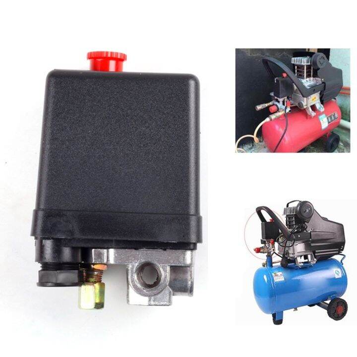 90 Psi 120 Psi Air Compressor Pressure Switch Control Valve Nifa 4 Way Pressure Valve 220380v 5882