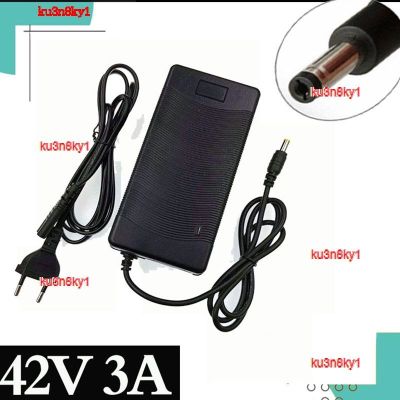 ku3n8ky1 2023 High Quality 42V 3A fast charger 36V 37V lithium ion electric bicycle battery for pack plug connector DC5521 high quality