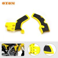 กรอบ X-Grip สำหรับรถจักรยานยนต์ OTOM ฝาครอบอุปกรณ์ปกป้องป้องกันสำหรับ SUZUKI RMZ250 RMZ 250 2010-2018กรอบพลาสติกป้องกันด้ามจับทนทาน