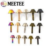 50Pcs Meetee mm Metal Nails Rivet Handbag Buckle Clasp DIY Leather Luggage Decor Alloy Button Hardware Accessory