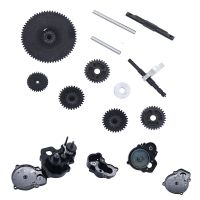 fyjhFMS Metal Gearbox Transmission Gear Set For  FCX24 1/24 RC Crawler Car Upgrade Parts