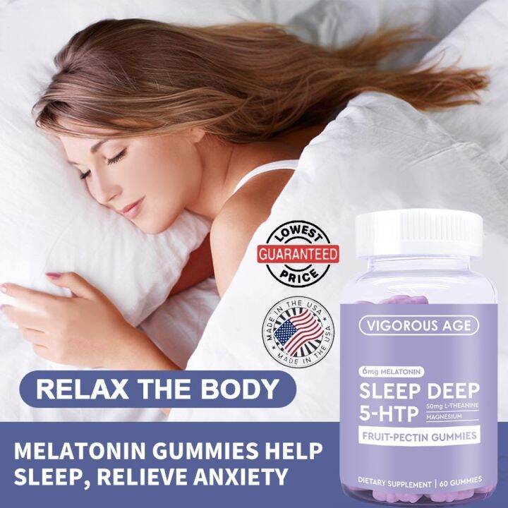 Melatonin Gummies Improve Sleep Relieve Anxiety Stress Natrol Sleep Aids Nutritional Supplements