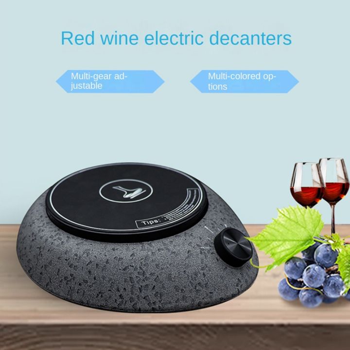 electric-wine-aerator-base-auto-rotation-and-shaking-decanter-base-fast-decanting-adjustable-speed