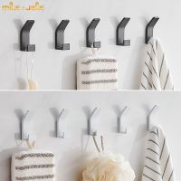 ┅✥™ Bathroom single hook holder bathroom cloth hook kitchen hooks bedroom cloths hat hook free nail household hook