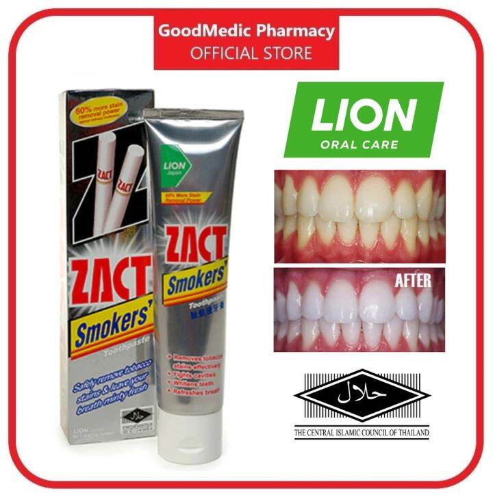 ZACT Smoker's Toothpaste 150g Advanced Whitening & Stain Removal