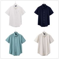 [Original]Ralphˉlaurenˉ23 spring and summer new rl solid color thin Oxford spinning mens slim short-sleeved shirt rl36