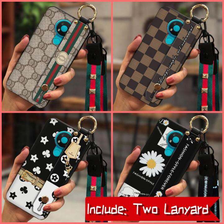 silicone-new-arrival-phone-case-for-nokia-3-4-dirt-resistant-soft-case-tpu-original-protective-new-plaid-texture-cute