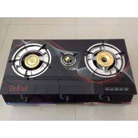 เตาแก๊ส TeFai - L-Max AW Gas Stove เตาแก๊สสเเตนเลส หัวฟู่ หัวคู่ 3 หัว หัวเตาผลิตจากทองเหลือง ทนความร