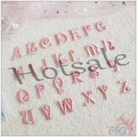 【hot sale】 ❁﹍ B15 ☸ Pink Letters Self-adhesive Sticker Patches ☸ 1Pc Iron on Sew on Badges Patches DIY Embroidery Patch