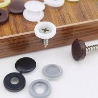 [ Stock ] 100pcs Mirror Nail Cap Screw Cap/ Cross Screw Decorative Plastic Cover/ Fold Snap Protective Cap Button Nuts for Car Furniture