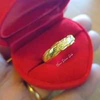 แหวนทองเคลือบ 030 แหวนทองเคลือบแก้ว ทองสวย แหวนทอง แหวนทองชุบ แหวนทองสวย  แหวนหนัก 1 สลึง