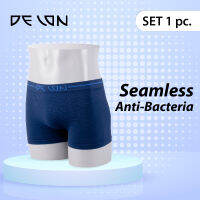 DELON  **BEST SELLER**  AU53037 กางเกงใน ชาย Seamless  ป้องกันเชื้อรา  ขาสั้นทรง Trunk ทอทั้งตัวไร้ตะเข็บ แอนตี้แบคทีเรีย **size M-XXL**