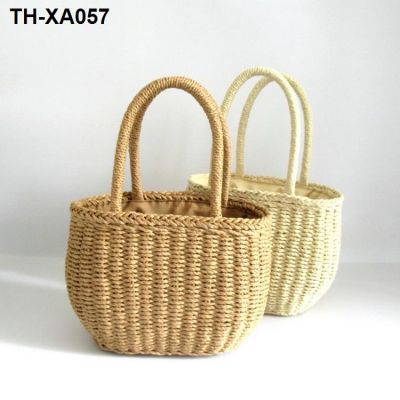 ✶∋☋ Hot style bag spinning straw summer beach leisure female package travel photo