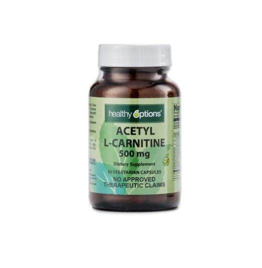 Healthy Options Acetyl LCarnitine 500mg 30 Capsules Lazada PH