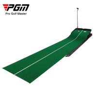 PGM Golf Putting Mat Indoor Golf Practice Putter Trainer Mat Golf Putter Trainer Equipment Adjustable Slope Backyard TL010