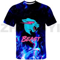 Hip Hop 3D อะนิเมะ MR Wolf BEAST Lightning Cat เสื้อยืด Tops TEE ขนาดใหญ่ TShirt Streetwear ฤดูร้อนเสื้อผ้าผู้ชายกราฟิก T เสื้อ