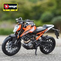 Urago 1:18 KTM 250ดยุครถหล่อตายของเล่นแบบจำลองรถมอเตอร์ไซค์สะสม