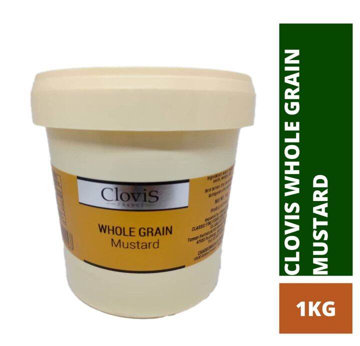 Clovis Whole Grain Mustard 1kg Lazada