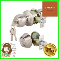 ลูกบิดหัวกลม+DEAD BOLT HAFELE 489.93.009 สีสเตนเลสKEYED ENTRY DOOR KNOB+DEADBOLT HAFELE 489.93.009 STAINLESS STEEL **โปรโมชั่นสุดคุ้ม โค้งสุดท้าย**