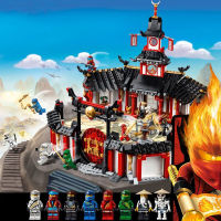 Lego Mirage Ninja Mysterious Mirage Rotation Training Hall 70670 Assembled Chinese Building Block Toys