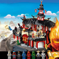 Mirage Ninja Mysterious Mirage Rotation Training Hall 70670 Assembled Chinese Building Block Toys