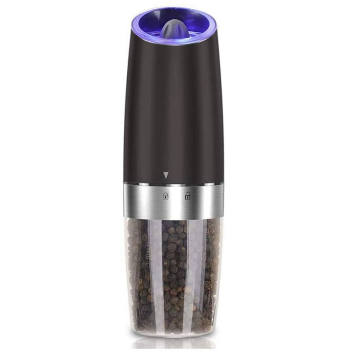 Electric Salt And Pepper Mill Battery Operated One-hand Operation