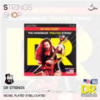 สายกีตาร์ไฟฟ้า	DR Strings HI-VOLTAGE™ DIMEBAG DARRELL - Nickel Plated Electric Guitar Strings: Medium 10-46 (DBG-10)