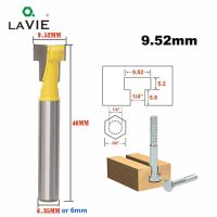 【☑Fast Delivery☑】 DLLODF TOY SHOP Lavie 1ชิ้น1/4นิ้ว6.35มม. T สล็อตเราเตอร์บิต Hex Bolt กุญแจรูกุญแจ Mc01025หัวสว่านตัวงานไม้