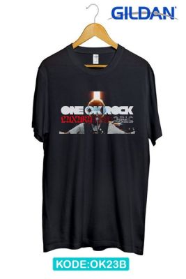 เสื้อยืดผู้ชาย Kaos one ok rock live in jakarta 2023 เสื้อยืดแฟชั่นหลวมใหม่