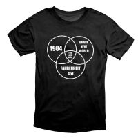 1984 ve World fahrenheit 451 Conspiracy ใหม่ล่าสุดแฟชั่น T เสื้อสำหรับของขวัญที่ดีที่สุด Men T-Shirt