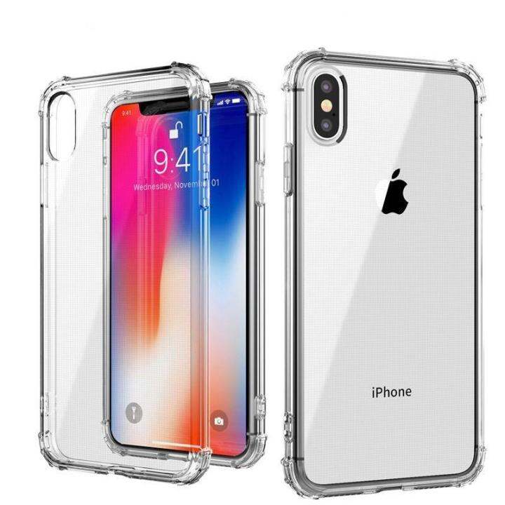 เคส-tpu-นิ่มใสป้องกันการตกสำหรับ-xr-x-xs-max-15-plus-ฝาครอบป้องกันแบบโปร่งใสสำหรับ14-13-12-11-pro-max