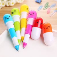 ? ปากกาแคปซูล ปากกาน้ำเงิน ปากกาลูกลื่น ปากกาพกพา capsule pen #H002