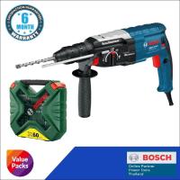 ( โปรโมชั่น++) คุ้มค่า BOSCH GBH 2-28 DFV + X- 60 สว่านโรตารี่ แถมฟรี Bosch ชุดดอกสว่านและดอกไขควง 60 ชิ้น สว่านไฟฟ้า ราคาสุดคุ้ม ชุด เครื่องมือ ช่าง ไฟฟ้า ชุด สว่าน ไร้ สาย ชุด ไขควง ไฟฟ้า ชุด บล็อก ไฟฟ้า