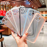 ?HOCE อะคริลิคพร้อมเคสโทรศัพท์ป้องกันเลนส์สำหรับ iPhone 14 13 12 11 Pro Max 14 Plus ที่คลุมแช็งใสด้านกันชน