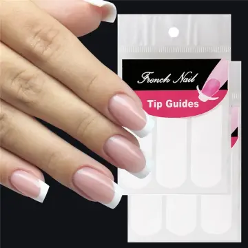 French Manicure Strip Nail Forms Fringe Tip Guides Sticker Diy Wavy Line  Nail Art Tips Guides Stickers Stencil Strips Nail Tools